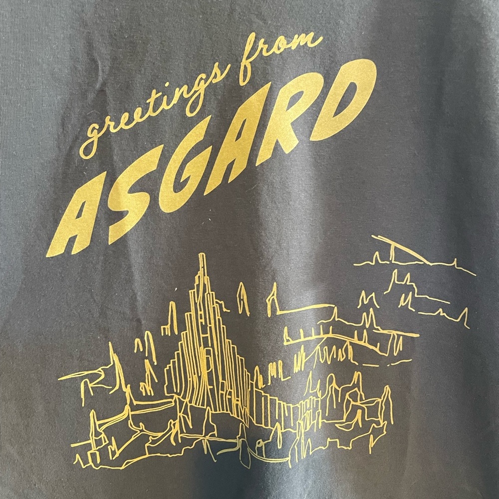 NWOT Greetings from Asgard comfort colors shirt - Picture 2 of 4